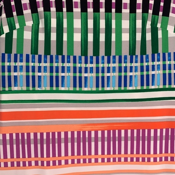 Eliza J Multi Color Geometric‎ Dress Size 4 - Picture 2 of 7